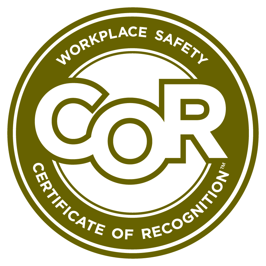 COR Workplace Safety Certificate of Recognition